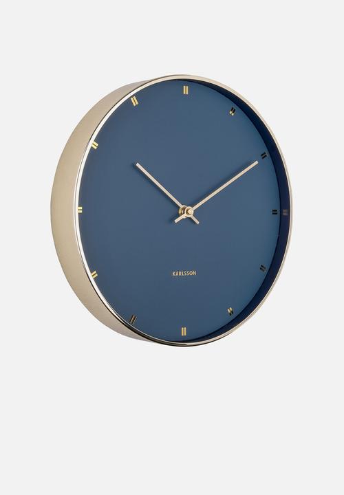Present Time - Petite wall clock - blue