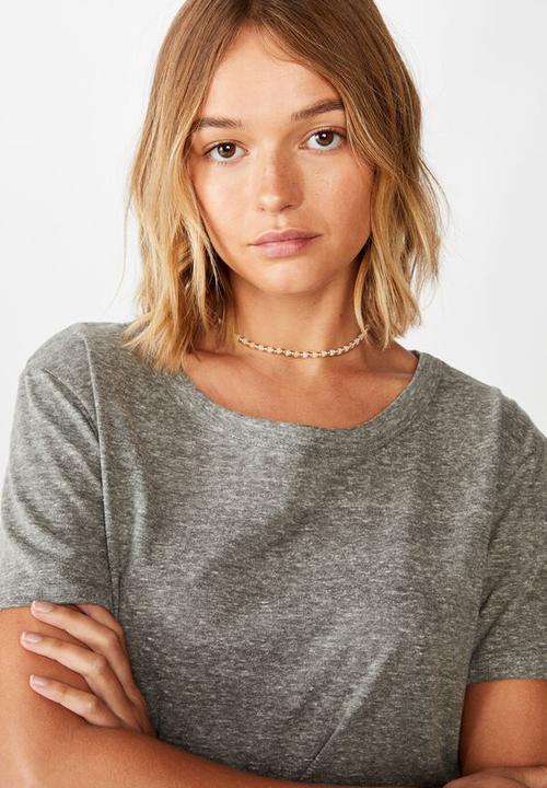 Cotton On - The heritage tee - grey