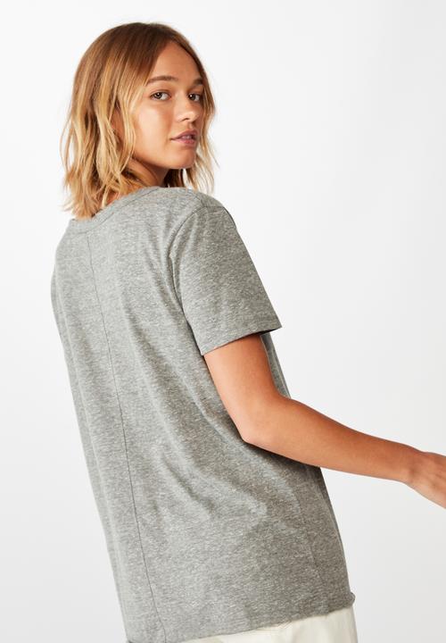 Cotton On - The heritage tee - grey