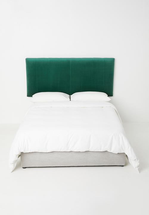Sixth Floor - Panel headboard - emerald green