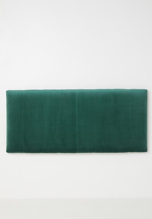 Sixth Floor - Panel headboard - emerald green