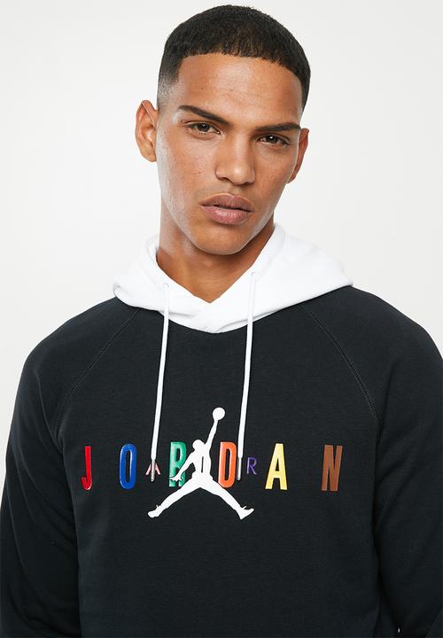 Nike - Jordan pullover hoodie - black & white 
