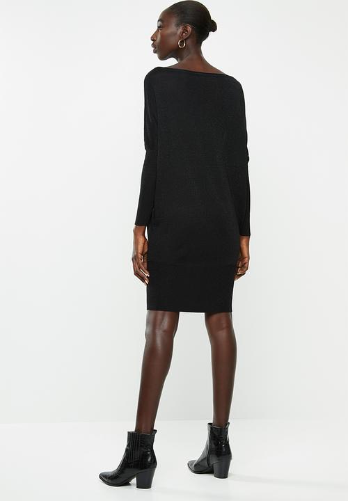 ONLY - Skylar long sleeve dress - black