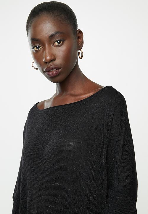 ONLY - Skylar long sleeve dress - black