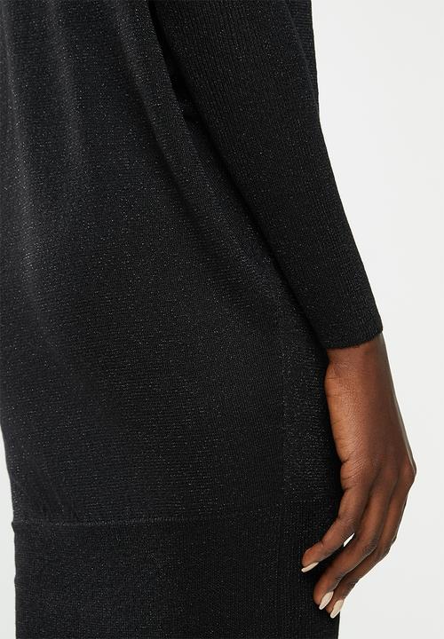 ONLY - Skylar long sleeve dress - black