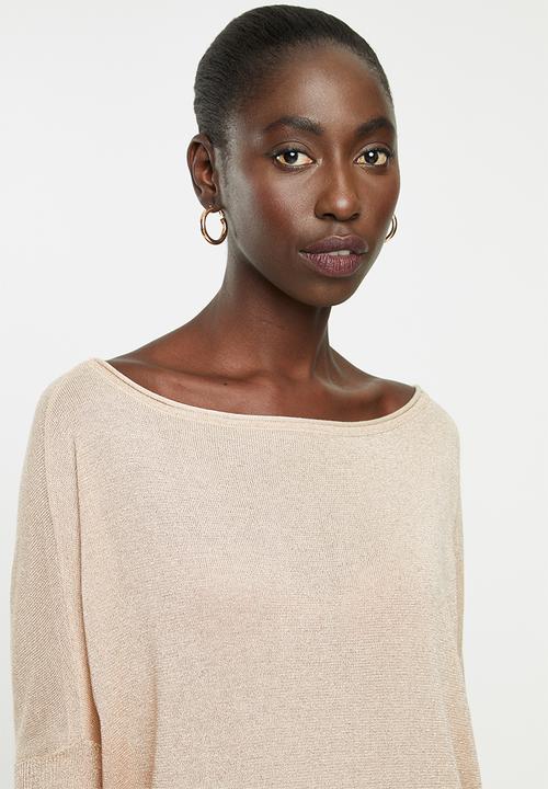 ONLY - Skylar long sleeve dress - beige 