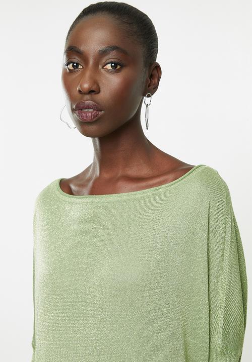 ONLY - Skylar long sleeve dress - green 