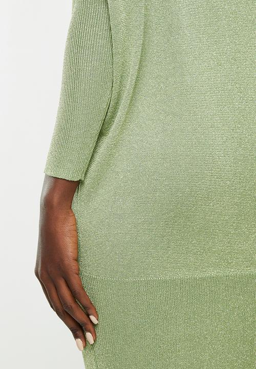 ONLY - Skylar long sleeve dress - green 