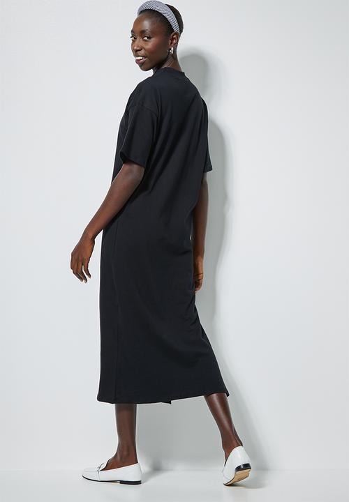 Superbalist - Crew neck T-shirt dress - black