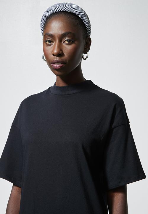 Superbalist - Crew neck T-shirt dress - black