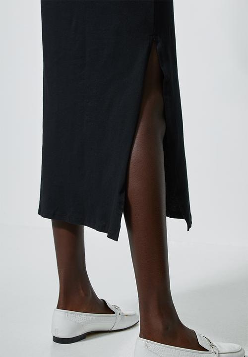 Superbalist - Crew neck T-shirt dress - black