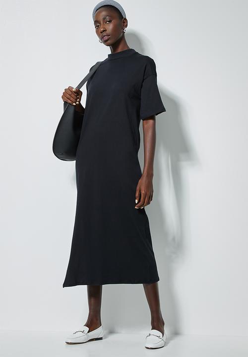 Superbalist - Crew neck T-shirt dress - black