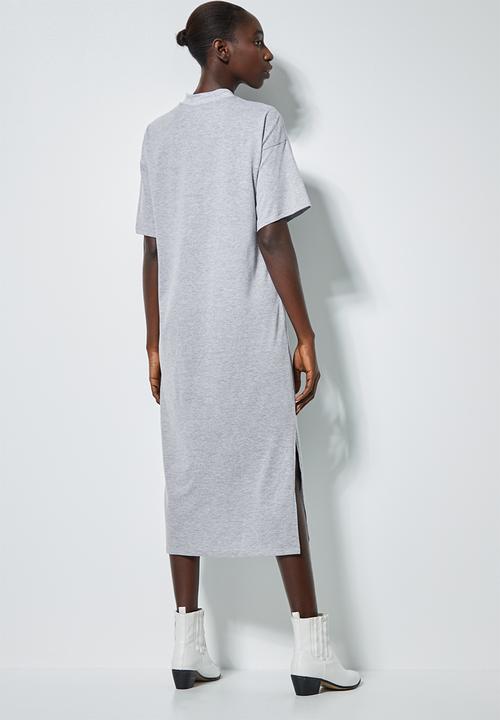 Superbalist - Crew neck T-shirt dress - grey