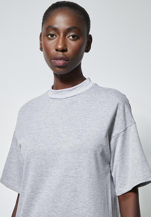 Superbalist - Crew neck T-shirt dress - grey