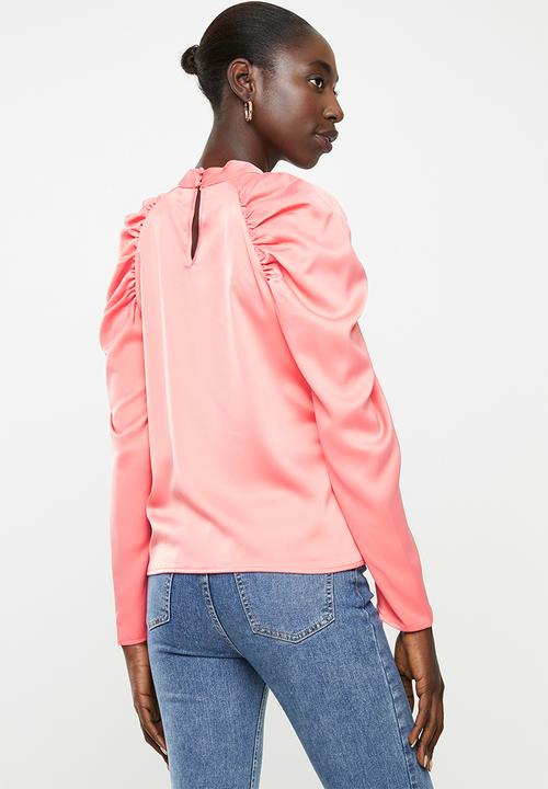 Vero Moda - Jarrow long sleeve blouse - pink