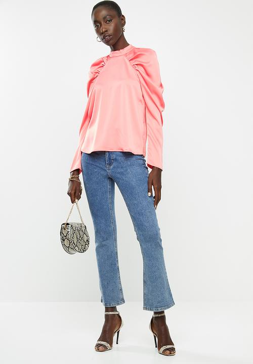 Vero Moda - Jarrow long sleeve blouse - pink