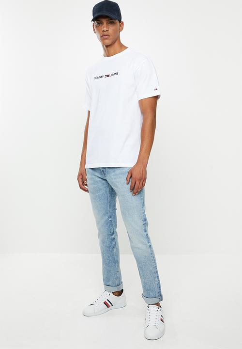 Tommy Hilfiger - Tjm small logo short sleeve tee - white