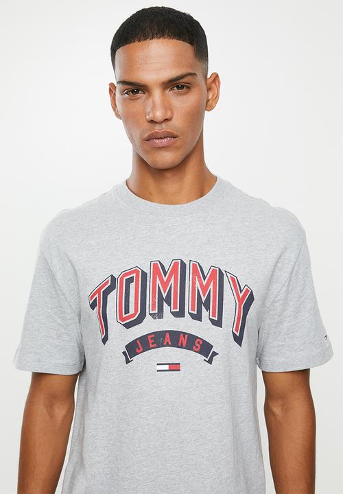 Tommy Hilfiger - Tjm essential 3d logo tee - grey