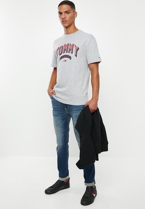Tommy Hilfiger - Tjm essential 3d logo tee - grey