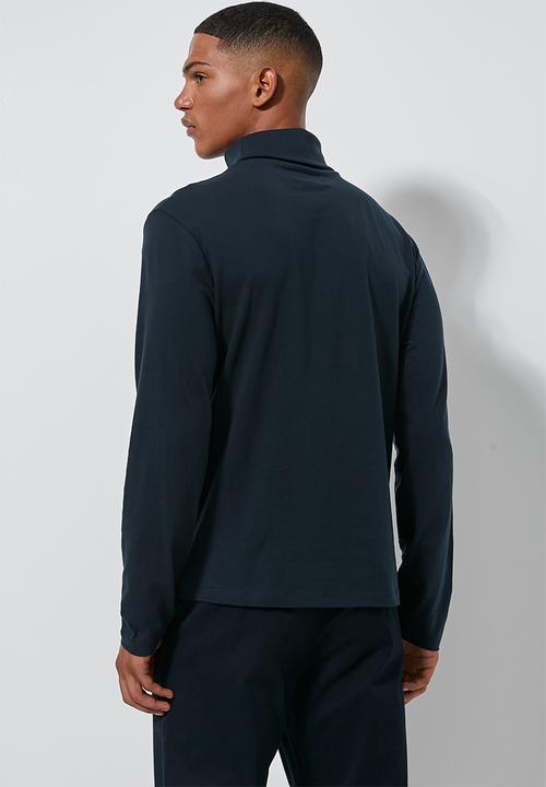 Superbalist - Plain roll neck tee - navy