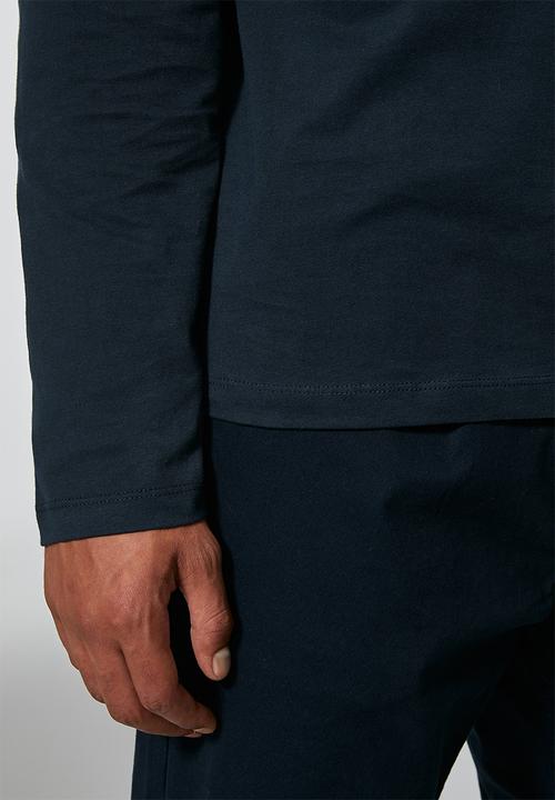 Superbalist - Plain roll neck tee - navy