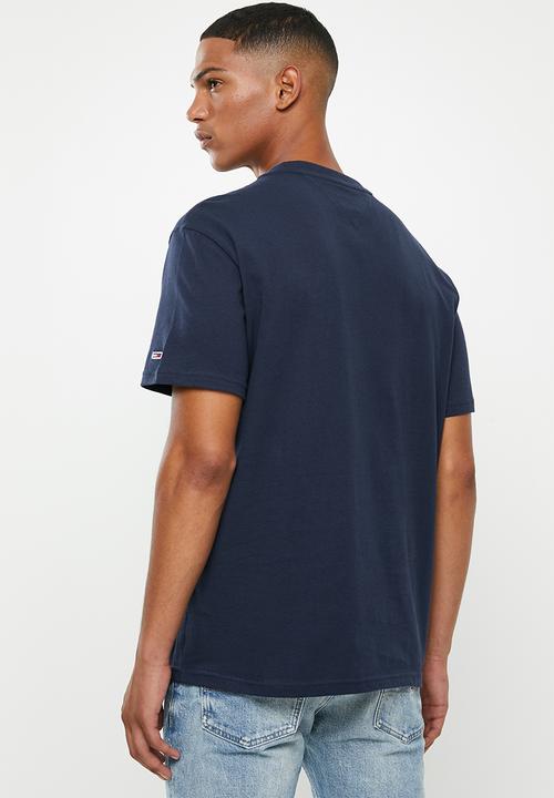 Tommy Hilfiger - Tjm USA flag short sleeve tee - navy