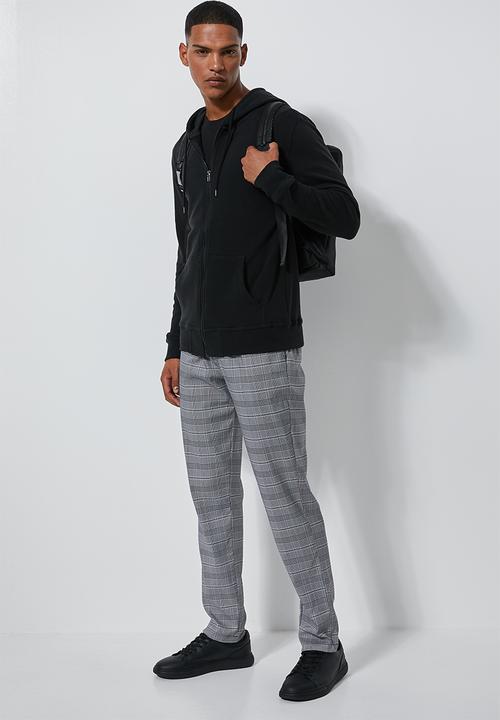 Superbalist - Noel zip through hoodie - black