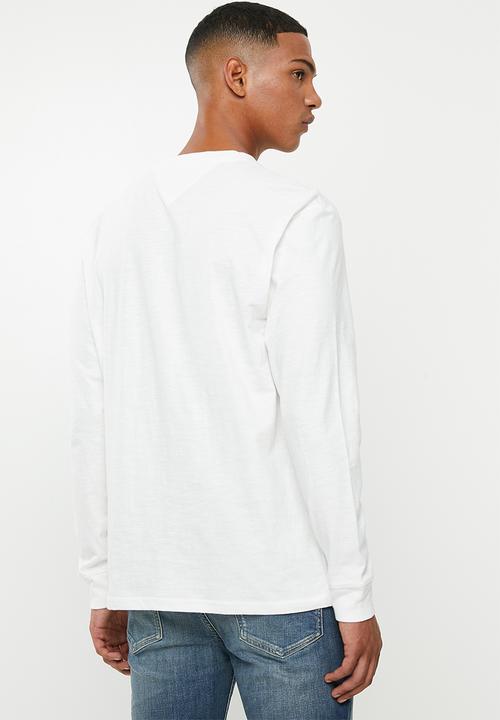 Tommy Hilfiger - Tjm sleeve logo long sleeve tee - white