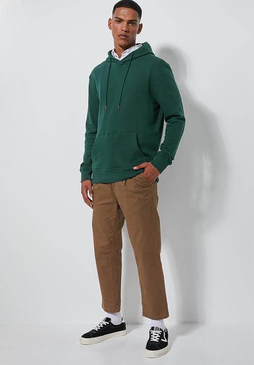 Superbalist - Basic hoodie pullover sweater - green