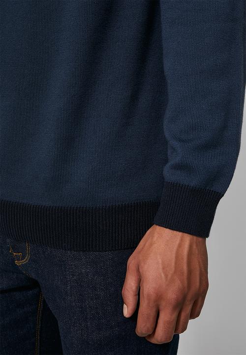 Superbalist - Premium crew knit - navy