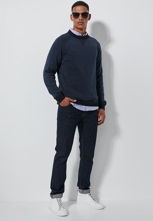 Superbalist - Premium crew knit - navy