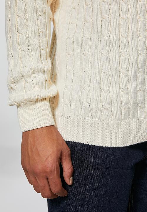 Superbalist - Premium cable knit - cream 