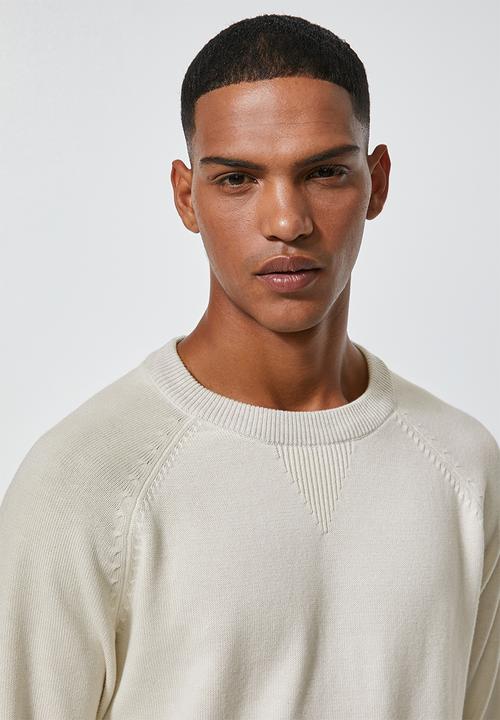 Superbalist - Premium crew knit - cream