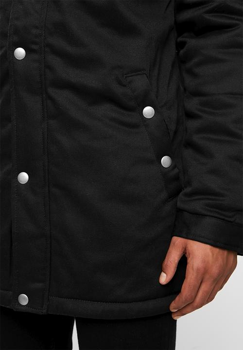 Only & Sons - Alex parka jacket - black