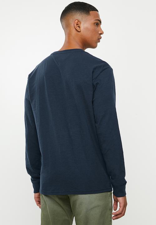 Tommy Hilfiger - Tjm sleeve logo long sleeve tee - navy