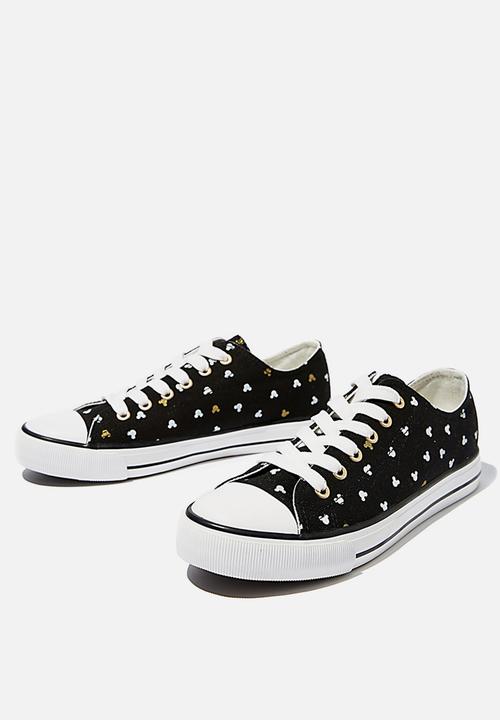 Cotton On - Mickey jodi low rise - black & white 