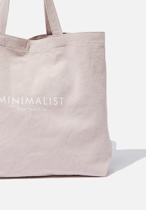 Rubi - Minimalist washed tote - lilac