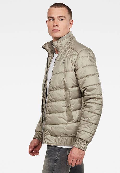 G-STAR - Meefic quilted overshirt - neutral