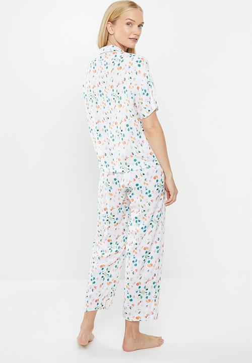 Superbalist - Sleep shirt & culottes set - multi