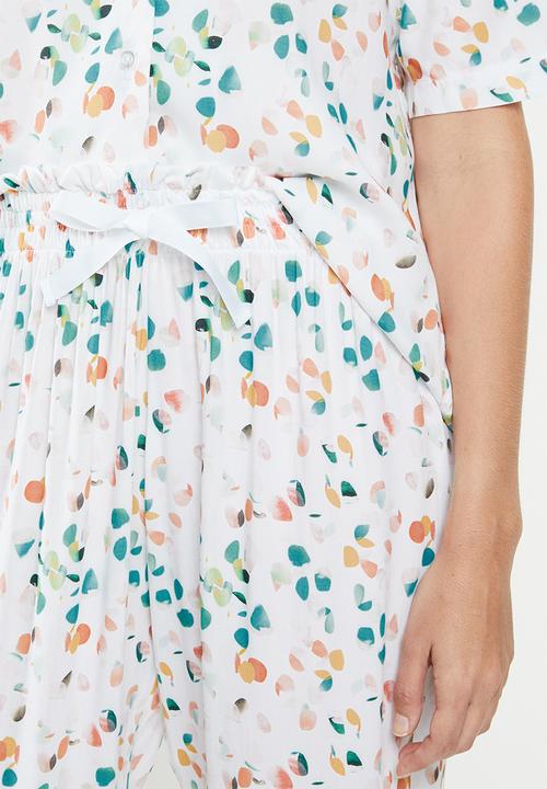 Superbalist - Sleep shirt & culottes set - multi