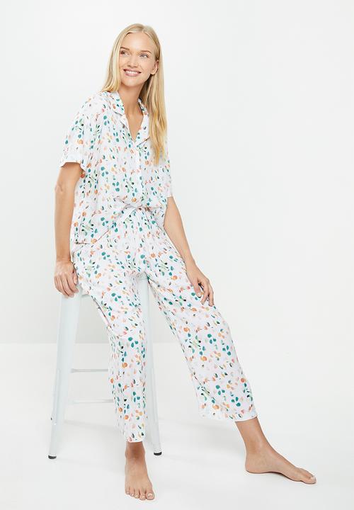 Superbalist - Sleep shirt & culottes set - multi