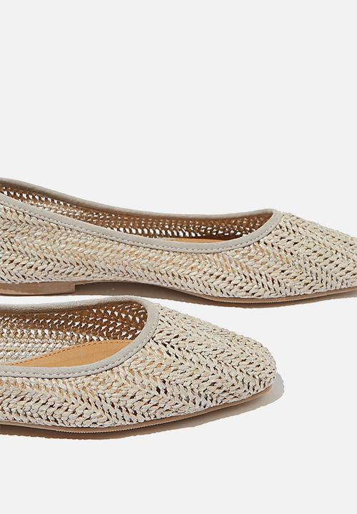 Cotton On - Celia square toe ballet - grey