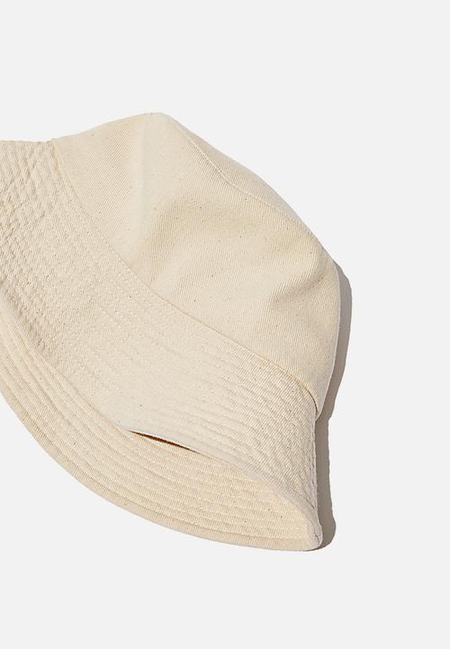 Rubi - Bianca bucket hat - stone