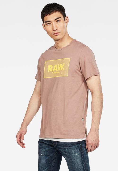 G-STAR - Boxed short sleeve tee - pink