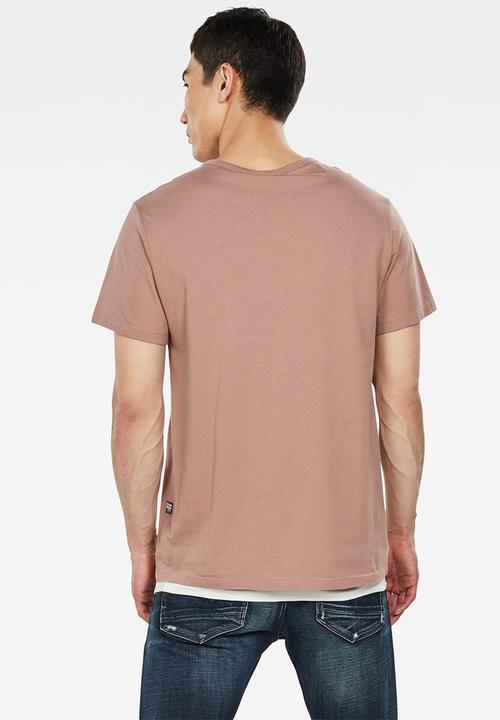 G-STAR - Boxed short sleeve tee - pink