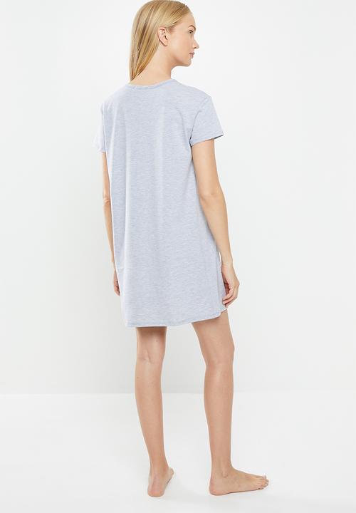 Superbalist - Sleep tee dress - grey