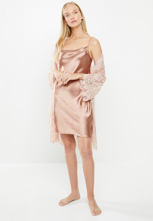 Superbalist - Sleep nightie - rose gold 