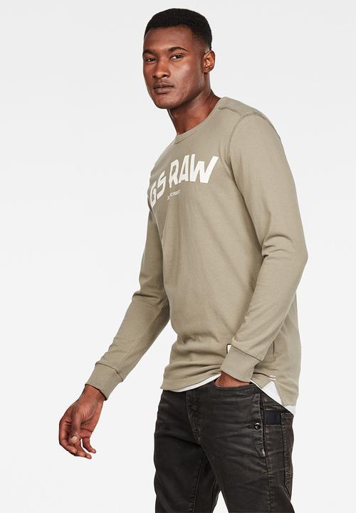 G-STAR - G-star long sleeve tee - beige