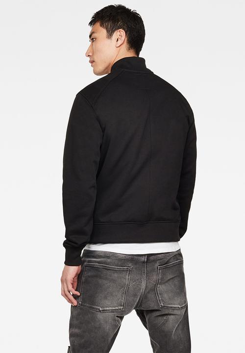 G-STAR - Zip gr long sleeve sweat bomber - black