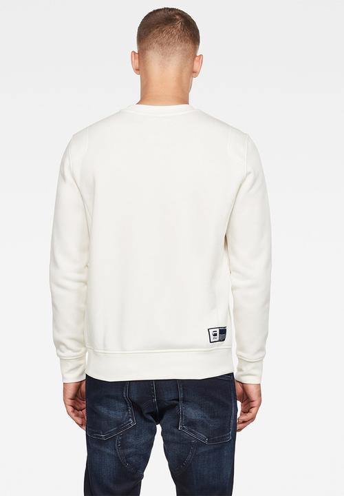 G-STAR - G-star gr sweater - cream 